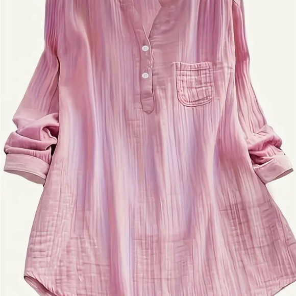 Pink Versatile Classic Blouse - Picture 2 of 3